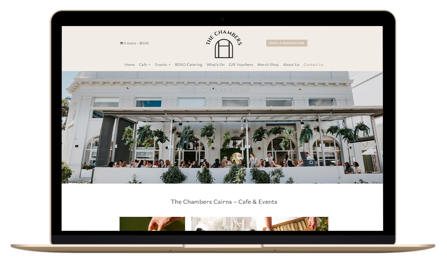 Web designer in cairns for cafes